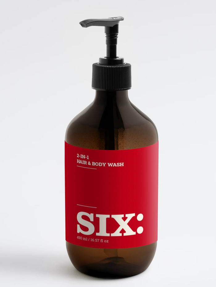 2-in-1 Hair & Body Wash – Shampoo & Duschgel für Männer | SIXAMPM