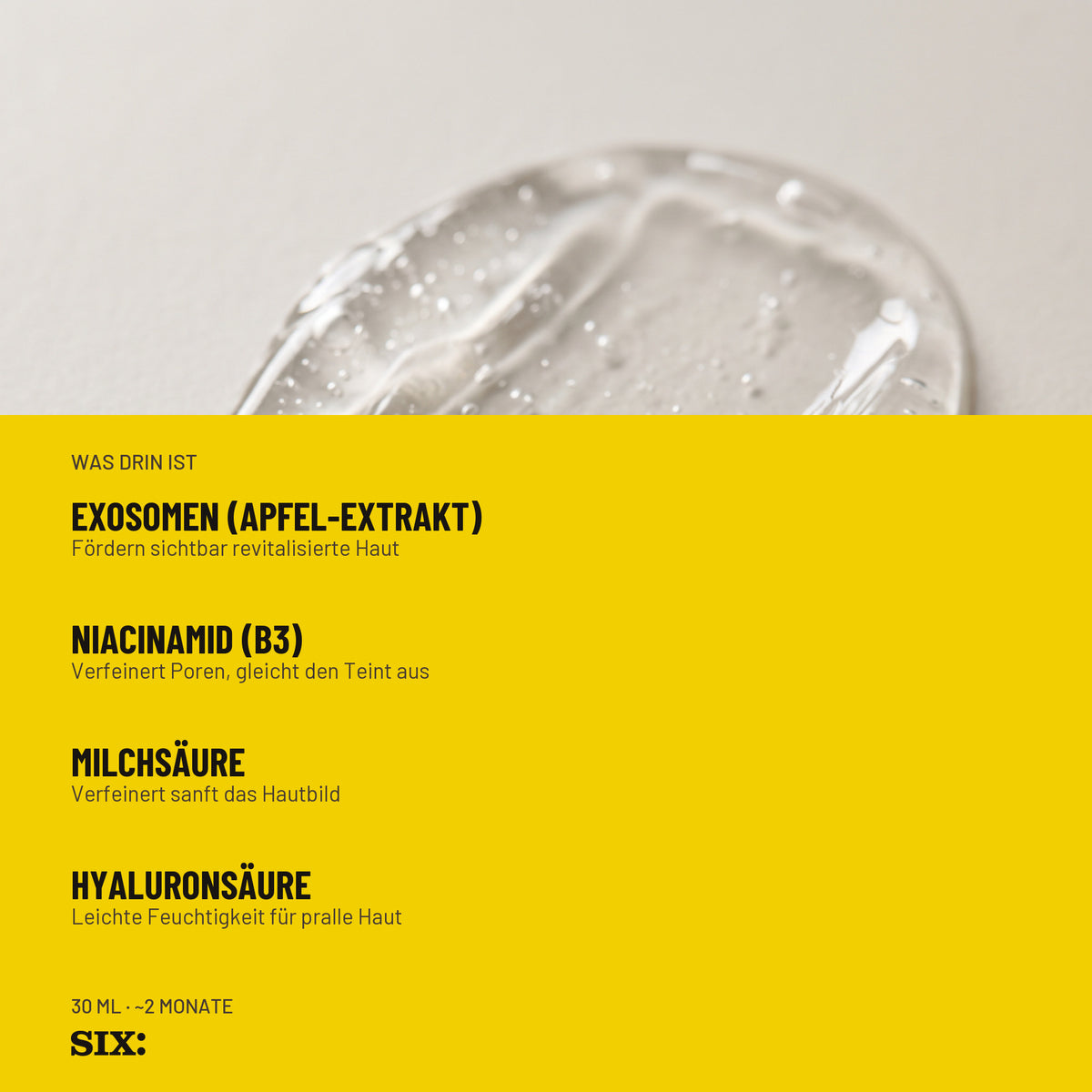 Exosome & Niacinamide Serum: wirkstoffe — Ansicht 3