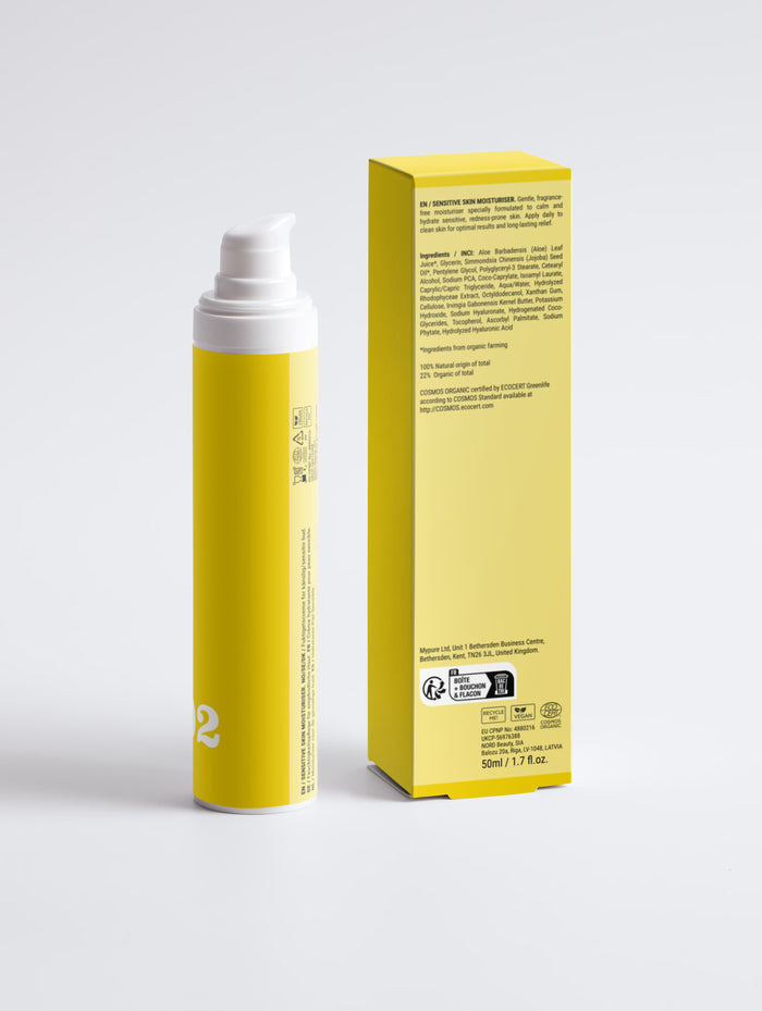 Sensitive Skin Moisturiser – Creme für empfindliche Haut, parfümfrei | SIXAMPM – Detail 2