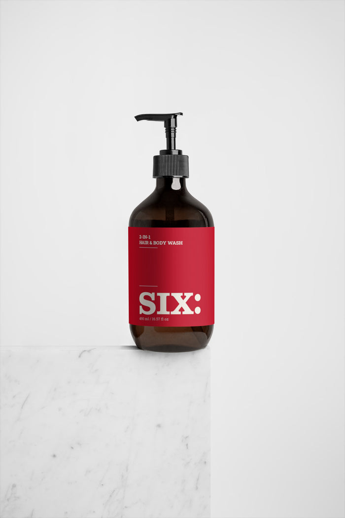 2-in-1 Hair & Body Wash – Shampoo & Duschgel für Männer | SIXAMPM – Detail 2