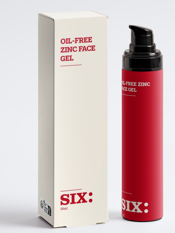 Oil-Free Zinc Face Gel – Mattierendes Gesichtsgel für Männer | SIXAMPM